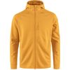 Abisko Grid Fleece Hoodie M Mustard Yellow