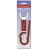 PET bottle-opener, red