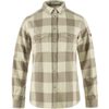Övik Heavy Flannel Shirt W Fog-Chalk White