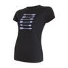 SENSOR MERINO ACTIVE PT ARROWS women's shirt neck sleeve black
