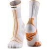X-SOCKS® TRAILRUN TERRASKIN EXPERT CREW x white/blazing orange