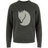 Fjällräven Logo Knit Sweater M Deep Forest