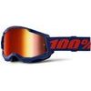 STRATA 2 Goggle Navy - Mirror Red Lens