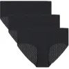 UA Pure Stretch Mesh HIP - 3pk black