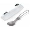 Titanium alloy outdoor travel folding tableware