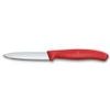 Swiss Classic, paring knife, 8cm, straight, pointed tip, red