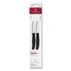 Swiss Classic, paring knife, 2pcs, 8cm,straight,pointed,black,box