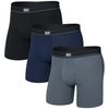 ESSENTIAL COTTON BB FLY 3PK, black/turbulence/maritime