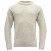 Nansen Sweater Crew Neck, Grey Melange