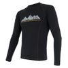 MERINO DF ADVENTURE pánské triko dl. rukáv černá