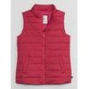 724499-03 Dětská prošívaná vesta, Červená