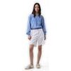 888007-02 Oversize mikina s logem Modrá