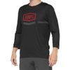 100% AIRMATIC 3/4 Sleeve Jersey Black/Red