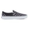 CHECKERBOARD CLASSIC SLIP-ON SHOES, Black/Pewter Checkerboard