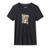 SMARTWOOL W SMW CARVED LOGO GRAPHIC SS TEE SF, black