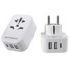 World to Europe Travel Adaptor with USB (& USB C)