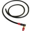 ABS1 PRO FLOOR PUMP HOSE - STD RED/HI GLOSS