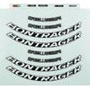 BONTRAGER Decal Aeolus Comp Anthracite/White Front/Rear