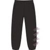 Scribbled Past Fleece Pant Black
