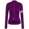 Pro Team Women's Midweight Long Sleeve Cycling Jersey II Purple/bílá