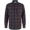 Fjällglim Regular Shirt M Black Oak-Wood Brown