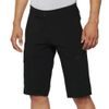 100% RIDECAMP Shorts w/ Liner Black