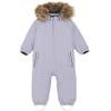 Coverall W. Fake Fur-Languid Lavender