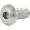 M5x0.8x12mm Button Head Cap Screw Silver