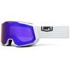 SNOWCRAFT XL HiPER Goggle - White/Violet - Mirror Violet Lens