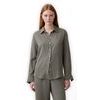 889120-03 Košile z lněné směsi Easy Shirt Zelená