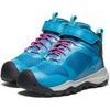 WANDURO MID WP CHILDREN, fjord blue/fuchsia purple