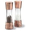 Set of Derwent Copper Gourmet Precision+ pepper and salt grinders
