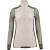 Hiking Crew Neck shirt, Woman Beige Melange/Tarmac/Jet Black
