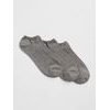 282678-01 Ponožky basic ankle, 3 páry Šedá