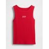 Dětské žebrované tílko s logem Červená