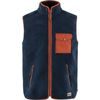 Vardag Pile Fleece Vest M Navy-Autumn Leaf