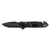 CAC TEXTURED PA6 FV BLACK HANDLE SERRATED