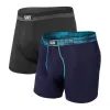 SAXX SPORT MESH BB FLY 2PK, navy digi dna/black