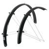 FORCE58 Aluflex trekking mudguards + struts, black