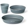 XLite Collapsible Plate, Bowl & Mug Set Laurel Wreath