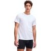 M UA Perf Cotton Crew Neck-2pk white