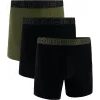 M UA Perf Cotton 6in - 3pk BLK/GRN