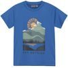 Boys T-shirt W. Print - S/S-7556-Campanula