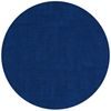 Round dark blue placemat