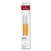 Swiss Classic, paring knife, 2pcs, 8cm, straight, pointed tip, yellow, box