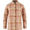 Singi Flannel Overshirt W Chalk Rose-Dusty Rose