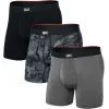 VIBE XTRA SC BB FLY 3PK, Wood Camo/Grey Heather/Black