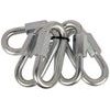 Set 5 Oval Quick Link 10 mm steel