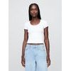 771232-03 Crop tričko Americana Bílá