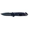 CAC S200 FRENCH BLUE BLADE Textured G10 Blue Handle -Pouch - Fork Pointed Tip